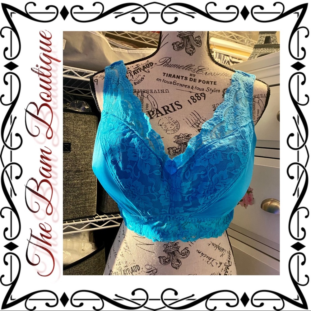 Plus Size PinUp Girl Lace Leisure Bra w/Pads